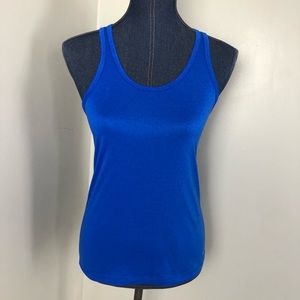 Nike dri fit colbalt blue athletic tank top